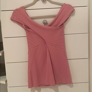 Bcbg off shoulder top